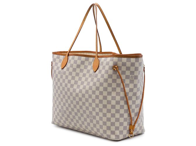 Louis Vuitton White Damier Azur Neverfull GM - vista 2