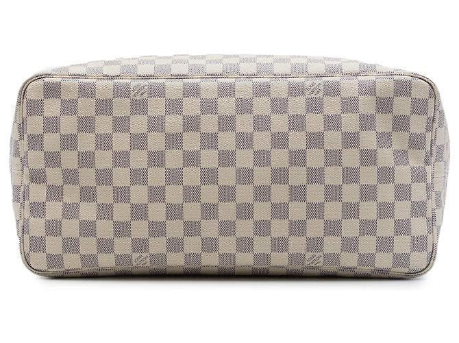 Louis Vuitton White Damier Azur Neverfull GM - vista 3
