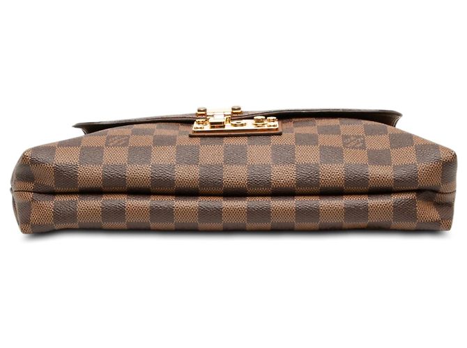 Louis Vuitton Brown Damier Ebene Pochette Ascot - vista 3