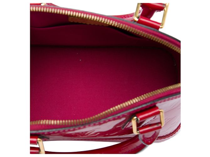 Louis Vuitton Red Monogram Vernis Alma BB - vista 4