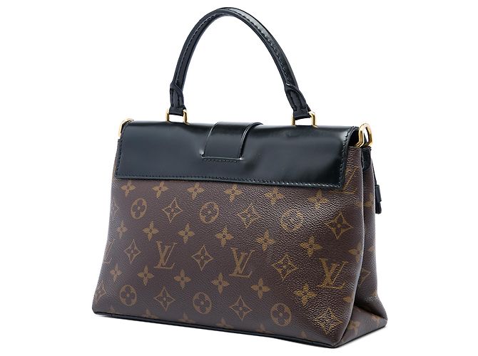 Borsa Satchel Louis Vuitton Brown Monogram One Handle Flap MM - vista 2
