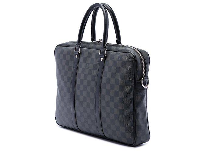 Louis Vuitton Black Damier Graphite Porte Documents Voyage PM - Ansicht 2