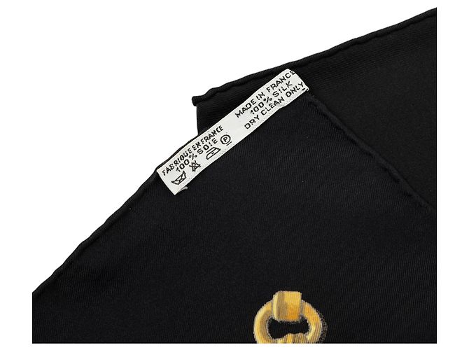 Hermès Seidentuch White Marine et Cavalerie 90 - Ansicht 4