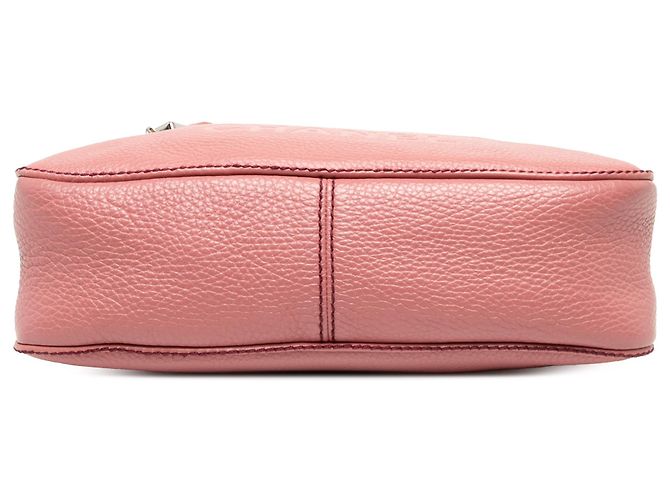 Borsa a tracolla Chanel LAX con tasca anteriore in vitello rosa - vista 3