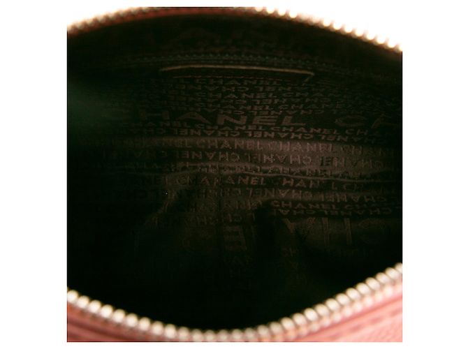 Borsa a tracolla Chanel LAX con tasca anteriore in vitello rosa - vista 4