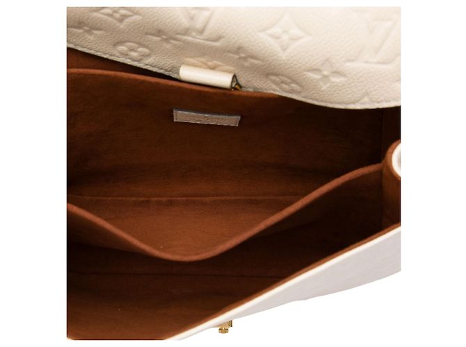 Louis Vuitton White Monogram Empreinte Braided Pochette Metis - vista 4