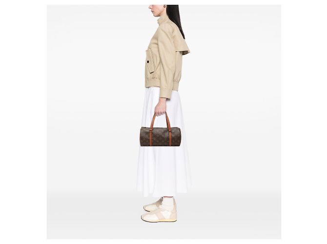 Louis Vuitton Brown Monogram Papillon 30 - vista 6
