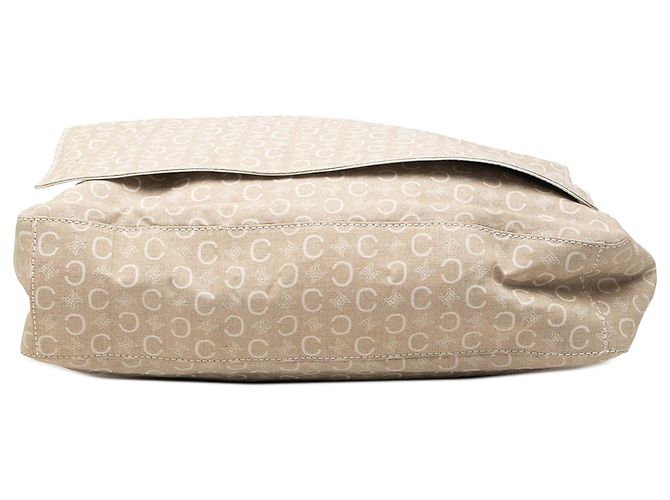 Céline Borsa a tracolla Celine Beige C Macadam Canvas - vista 3
