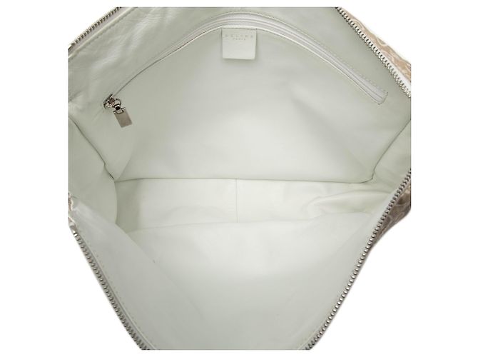 Céline Borsa a tracolla Celine Beige C Macadam Canvas - vista 4