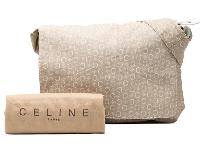 Céline Borsa a tracolla Celine Beige C Macadam Canvas - vista 7