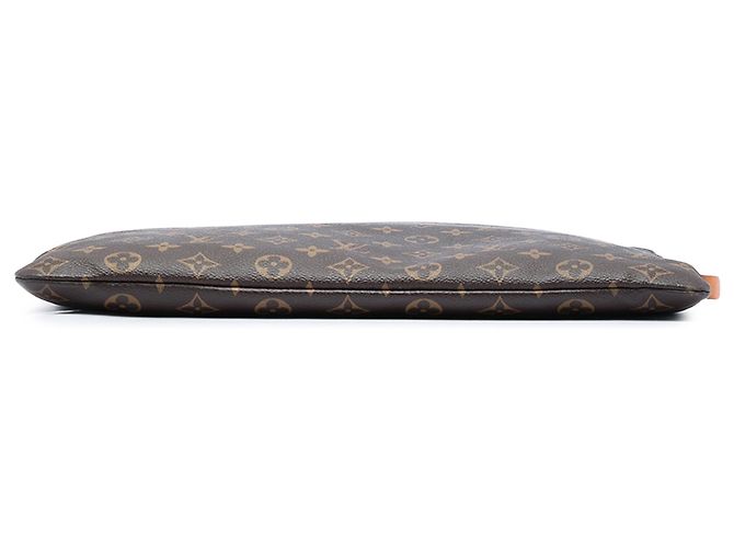 Louis Vuitton Brown Monogram Poche Documents Portfolio - vista 3