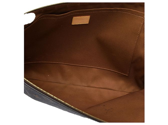 Louis Vuitton Brown Monogram Poche Documents Portfolio - vista 4