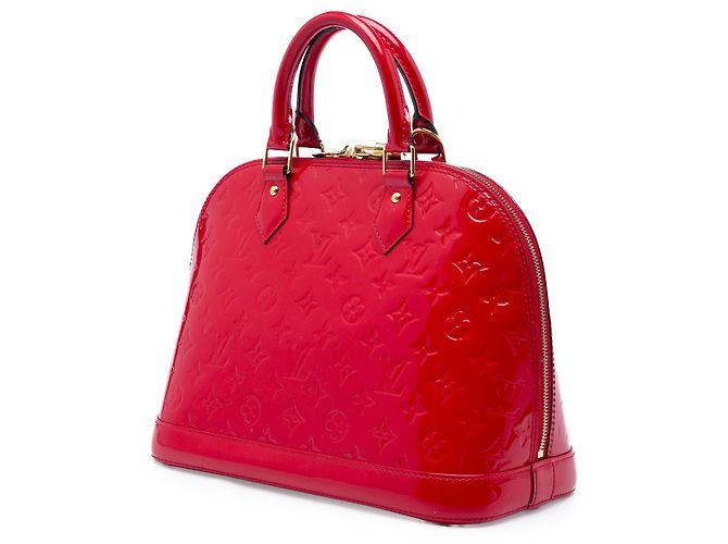 Louis Vuitton Red Monogram Vernis Alma PM - Ansicht 2