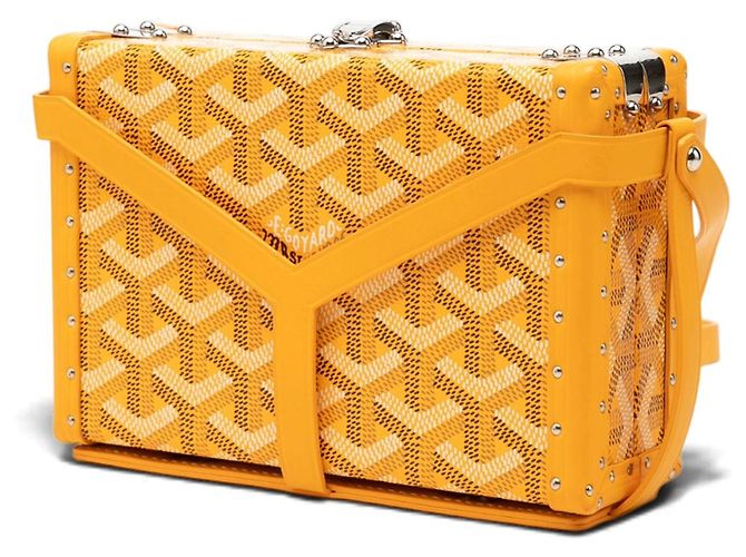 Borsa Minaudiere Trunk Goyardine Gialla Goyard - vista 2