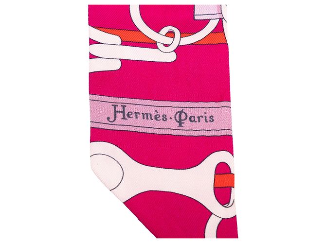 Hermès Pink Panoplie Equestre Seidentwilly - Ansicht 2