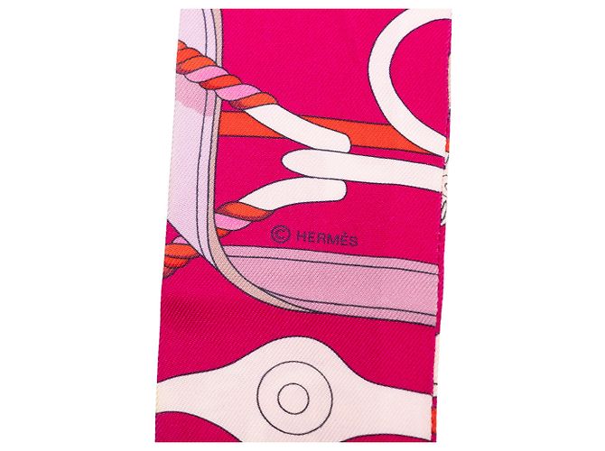 Hermès Pink Panoplie Equestre Seidentwilly - Ansicht 3