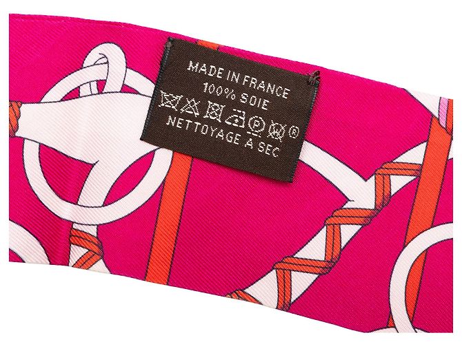 Hermès Pink Panoplie Equestre Seidentwilly - Ansicht 4