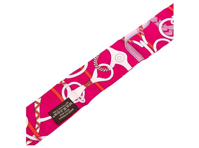 Hermès Pink Panoplie Equestre Seidentwilly - Ansicht 6