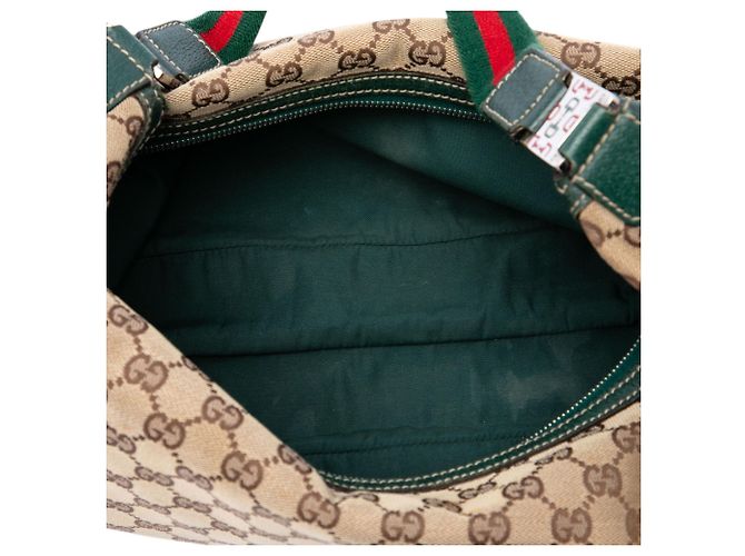 Gucci Beige Medium GG Canvas Web Pop Handtasche - Ansicht 4