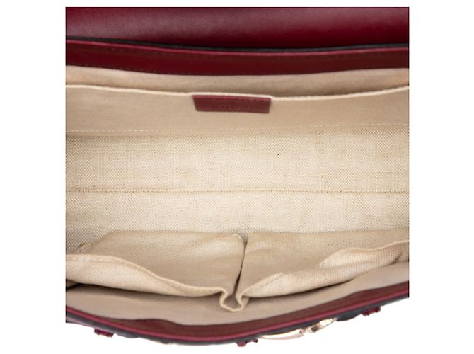 Borsa a tracolla Gucci Red Medium Guccissima Emily - vista 4