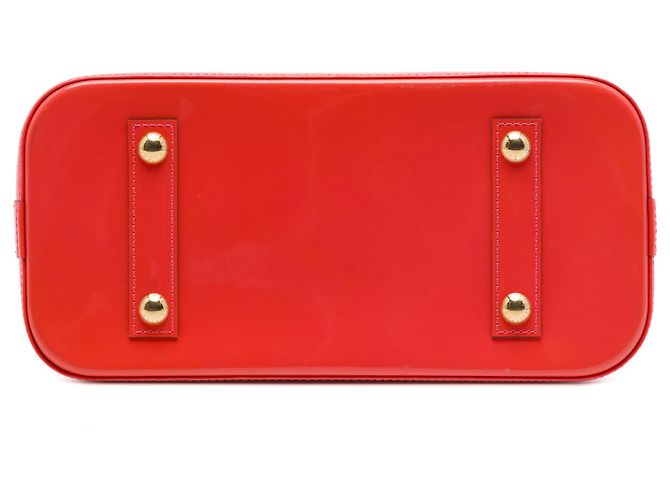 Louis Vuitton Orange Monogram Vernis Alma PM - vista 3
