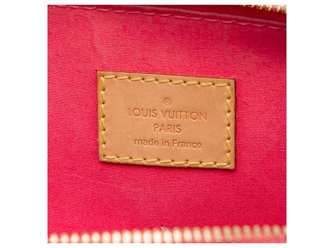 Louis Vuitton Orange Monogram Vernis Alma PM - vista 5