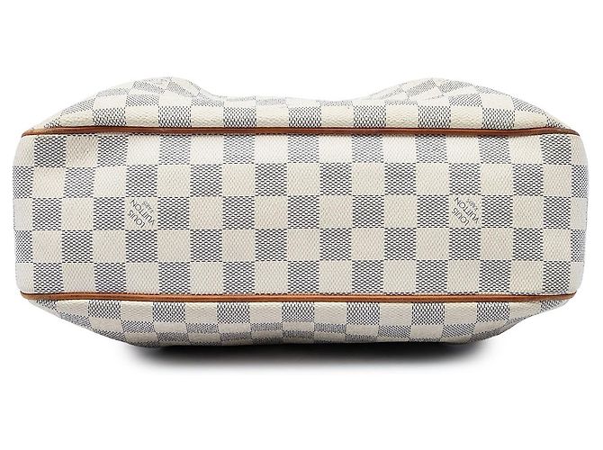 Louis Vuitton White Damier Azur Siracusa PM - vista 3