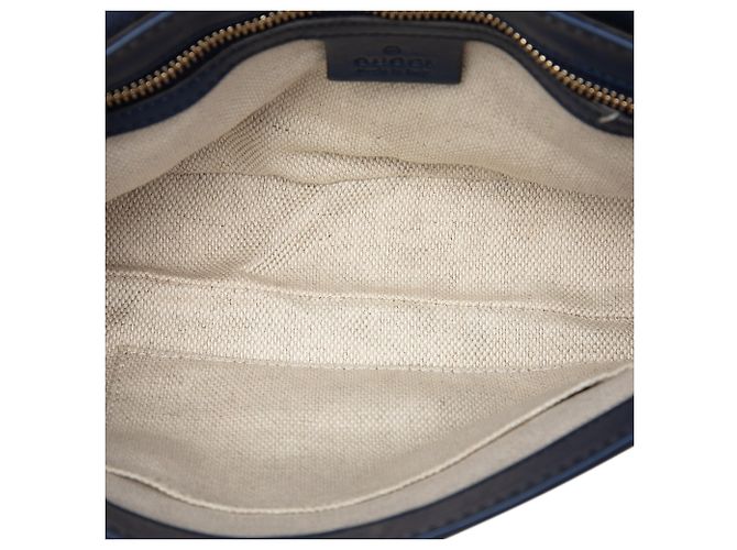 Gucci Blue Medium Patent Soho Chain Flap Crossbody - vista 4