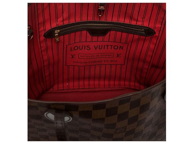 Louis Vuitton Brown Damier Ebene Neverfull MM - Ansicht 4