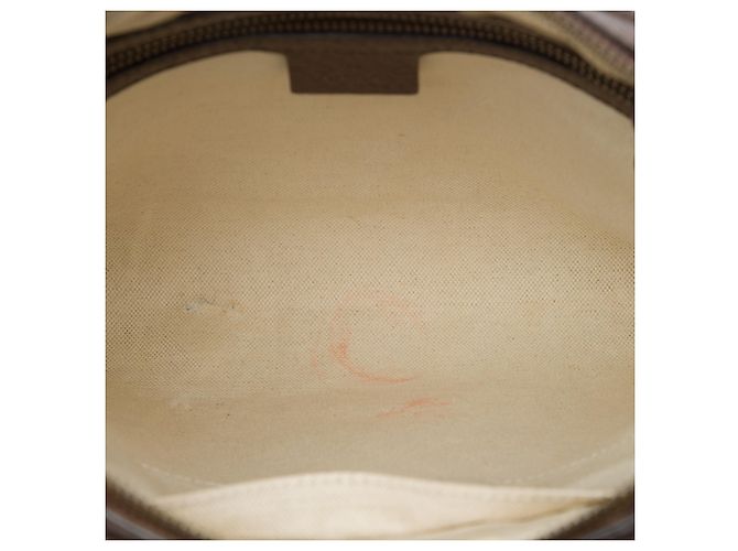 Borsa a tracolla Gucci Beige Small GG Supreme Web Ophidia - vista 4
