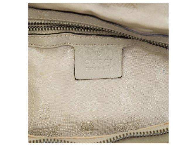 Borsa Satchel Gucci White Guccissima Icon Bit - vista 5