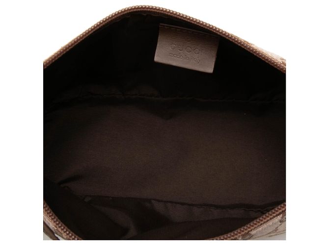 Gucci Beige GG Canvas Boat - vista 4