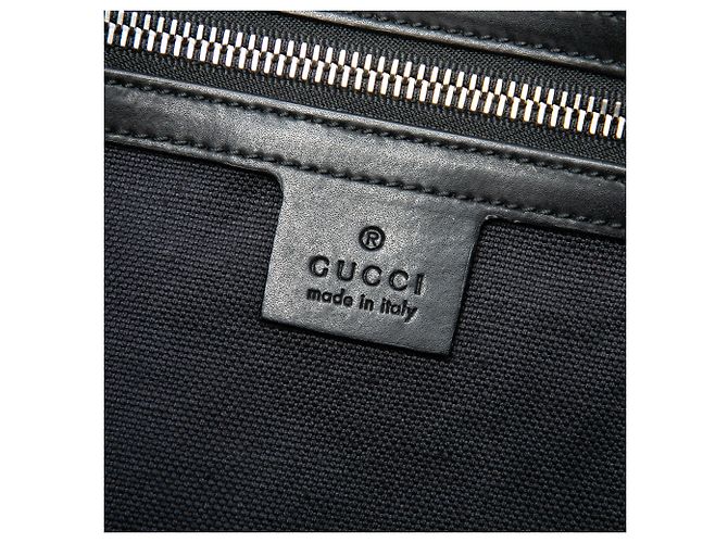 Borsa a tracolla Gucci Black GG Supreme Web - vista 5