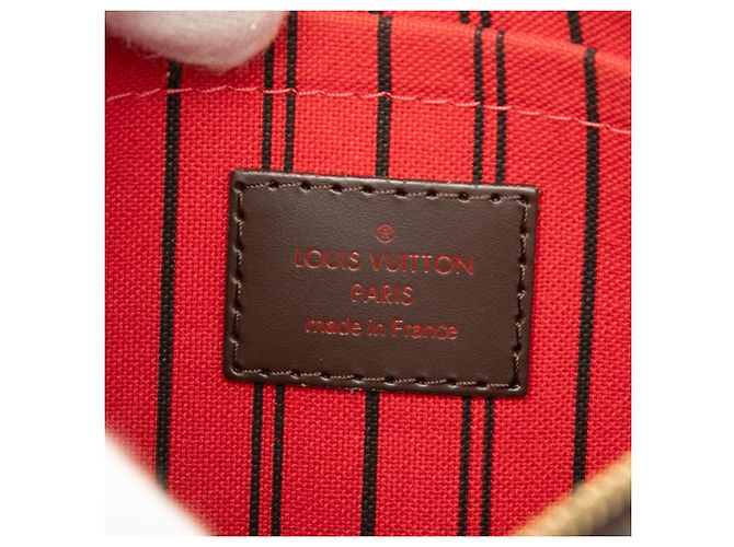 Pouch Louis Vuitton Brown Damier Ebene Neverfull MM - vista 5