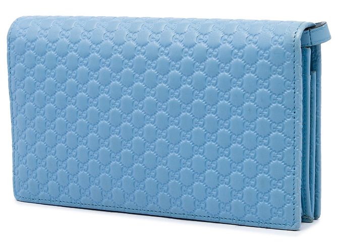 Gucci Blue Microguccissima Wallet on Strap - Ansicht 2