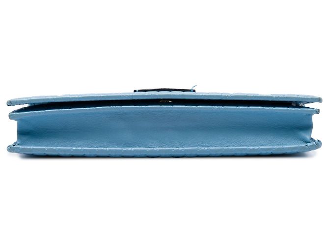 Gucci Blue Microguccissima Wallet on Strap - Ansicht 3