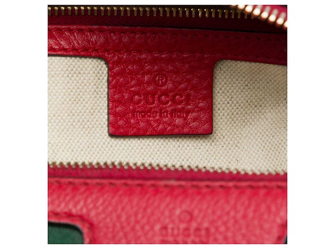 Borsa Boston Gucci Beige Small GG Canvas Web Joy - vista 5