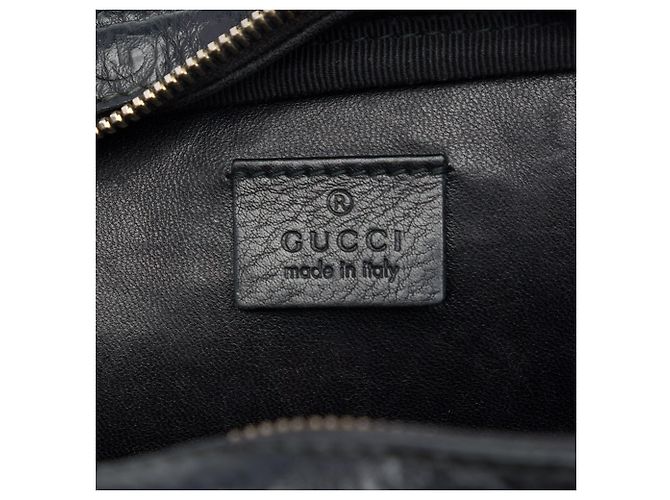 Clutch Gucci Black Guccissima - vista 5