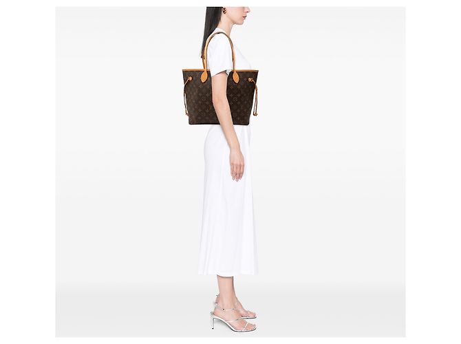 Louis Vuitton Brown Monogram Neverfull MM - vista 6