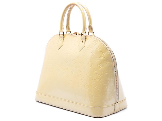 Louis Vuitton Beige Monogram Vernis Alma GM - vista 2