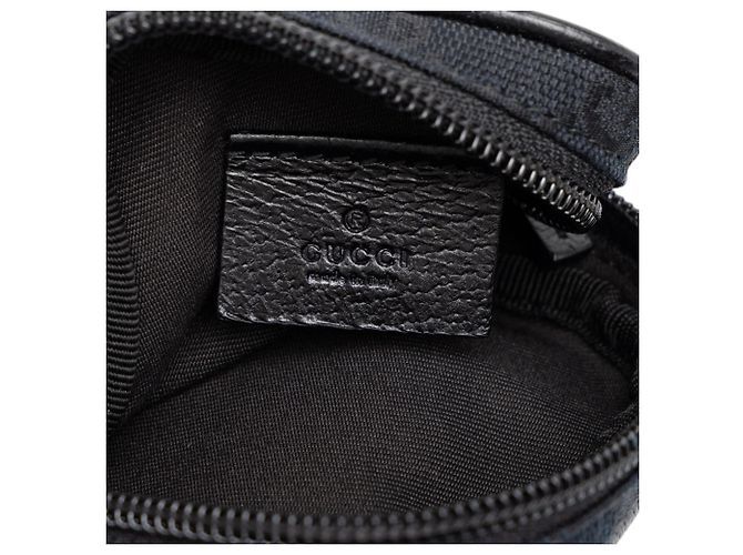 Étui à cigarettes Gucci en toile GG noire - vue 5