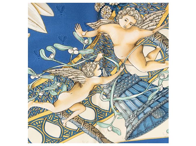Hermès Blue Amours Seidentuch 90 - Ansicht 4