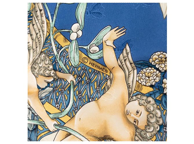 Hermès Blue Amours Seidentuch 90 - Ansicht 8