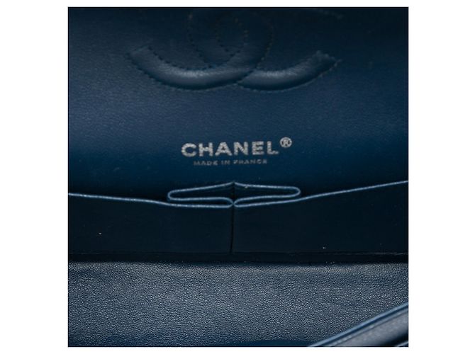 Chanel Blue Medium Classic Caviar Double Flap - vista 4