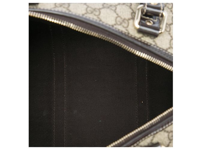 Borsa Boston Gucci Beige Medium GG Supreme Joy - vista 4