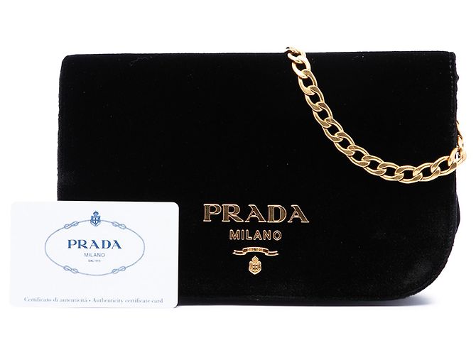 Prada Black Velluto Crossbody - vista 7