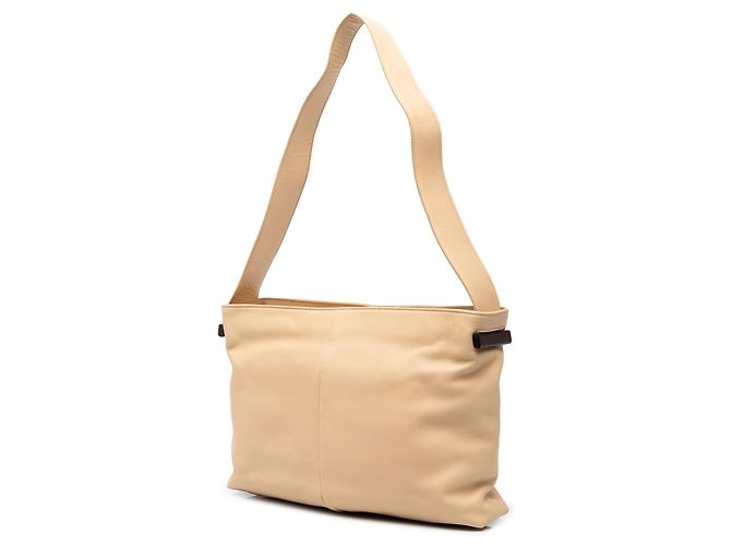 LOEWE Schultertasche aus beigem Leder - Ansicht 2