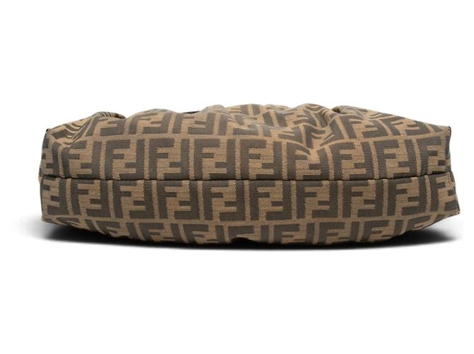 Borsa a tracolla Fendi Brown Zucca Canvas Chef - vista 3