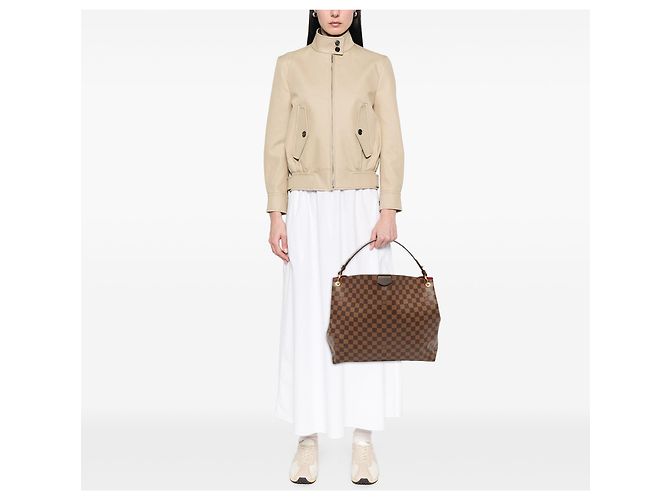 Louis Vuitton Brown Damier Ebene Graceful MM - vista 5