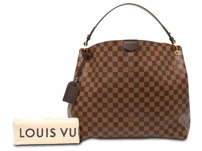 Louis Vuitton Brown Damier Ebene Graceful MM - vista 6